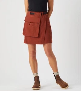 Duluth Womens Heirloom Gardening Skort With Belt Bag Hiking Rust Orange Size XS - Picture 1 of 11