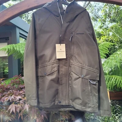 Craghoppers Jacket Khaki Woodland Green Cove Size S Small Unisex - Image 1 of 4