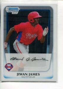 2011 Bowman Chrome Prospect Jiwan James BCP125 Philadelphia Phillies