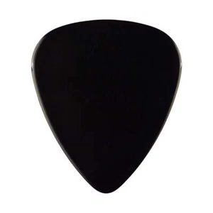 Celluloid Black Guitar Or Bass Pick - 1.5 mm Ultra Heavy Gauge - 351 Shape - Picture 1 of 14