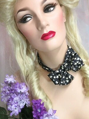 Collar de corbata Leonard Paris para mujer para Maus & Hoffman Italia 100 % seda vintage Foto 1 de 4