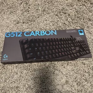Logitech G512 Carbon Przewodowa mechaniczna klawiatura do gier RGB z brązowymi przełącznikami GX - Zdjęcie 1 z 3