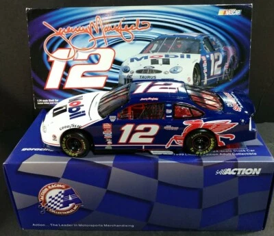 JEREMY MAYFIELD #12 Mobil One 1999 Ford Taurus 1:24 Action Racing - Image 1 of 4
