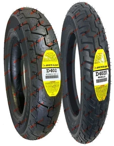 Dunlop D402 MH90-21 MT90B16 Front Rear Motorcycle Tire Set Harley-Davidson Tires - Picture 1 of 8