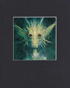 8X10 Matted Print Art Picture Faeries Fairy, Brian Froud: Honesty Faery - Picture 1 of 1