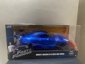 NIB JADA Fast & Furious 2009 Brian's Nissan Skyline GT-R (R35) Ben Sopra 1:24 - Picture 1 of 1