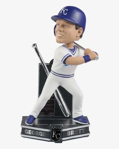 George Brett Kansas City Royals 1980 Silver Slugger Bobblehead MLB Baseball Cover