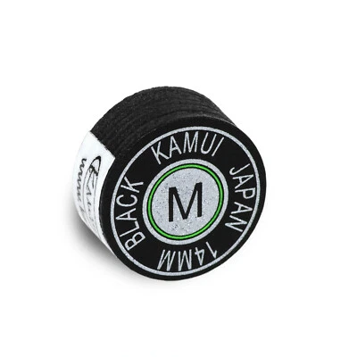 KAMUI Black Laminated Pool Billiard CUE TIP - 1 pc