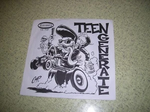 TEENGENERATE - ESTRUS - illus Chris COOPER - HOT ROD - PUNK - Picture 1 of 2