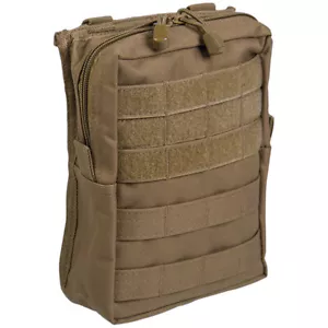Mil-Tec MOLLE Belt Pouch Large Hunting Multi Purpose Storage Airsoft Dark Coyote - Picture 1 of 1