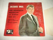 B10 / Jacques Brel - Les Bourgeois - EP - Barclay 70 453 M - Fr 1962 EX /VG+