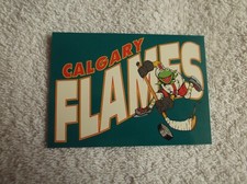 Jim Henson's Muppets Take the Ice: NHL "CALGARY FLAMES" #30 Trading Card 1994