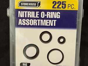 SAE Nitrile O-Ring Rubber Washer Air Gas Plumbing Hydraulic Connection Seal Kit - Bild 1 von 3