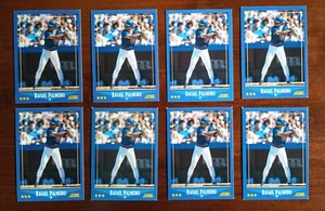 1988 SCORE #186 RAFAEL PALMEIRO - TEXAS RANGERS - LOT OF (8) - Picture 1 of 6