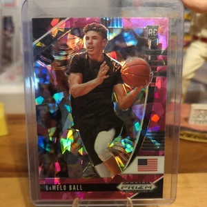 2020-21 Panini Prizm DP "LAMELO BALL" PINK CRACKED ICE #3 Rookie! Hornets! 4 🔥 - Picture 1 of 2