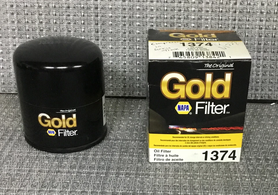 6x NAPA Gold 1374 Oil Filter