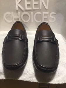 BRUNO MARC, NEW YORK "HUGH -01" BROWN CHILI LOAFERS SLIP ON 9.5-NEW-L👀K - Picture 1 of 10