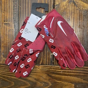 Nike Vapor Jet Stanford Cardinal Team Issue Wide Receiver Gloves Size XXXXL - Picture 1 of 7