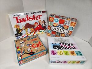 Lot Of Kids Board Games Twister Azul Sidekicks Stack With The Cat Four Games