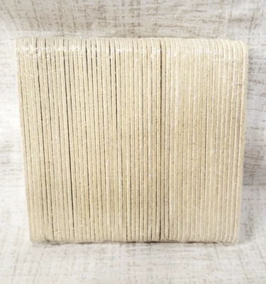 50 Mini Arquivos de Unhas Placas Esmeril 100/100 Grit NOVO EM FOLHA NO PACOTE!!! - Imagem 1 de 2