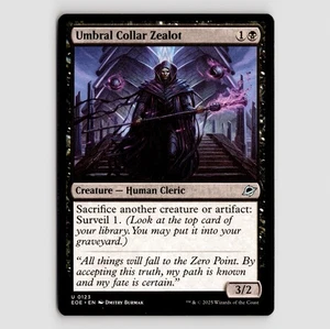 Umbral Collar Zealot - EOE #123 Uncommon - NM / Mint Edge of Eternities Single - Picture 1 of 4