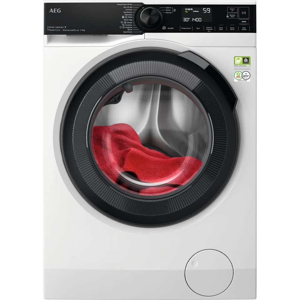 AEG LFR84946UC Washing Machine 9kg 1400rpm White GRADE A