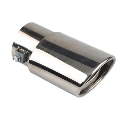 Terminale Scarico Auto Universale 62mm – Tubo Coda Scarico Inox - Immagine 1 di 4