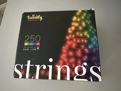 Twinkly RGB Lights Multicolor App Controlled Smart Decorations 250 LED Strings - Image 1 of 2