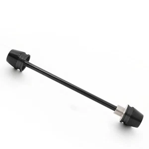 Black Fork Slider Crash Protector For Honda VFR 800 03 04 05 06 07 08 09 - Picture 1 of 3