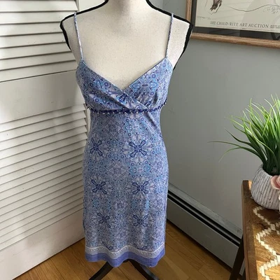 Vestido Vintage LA BELLE Mujer Mediano Azul Paisley Babydoll Retro Y2K Grunge Niña Foto 1 de 4