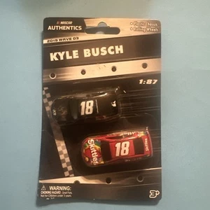 NASCAR Authentics 2019 Wave 3 Kyle Busch #18 1:87 Scale Diecast - Picture 1 of 4