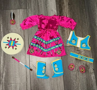 AMERICAN GIRL KAYA DOLL  GIRL OF TODAY PINK JINGLE DRESS COMPLETE OUTFIT - Image 1 of 4