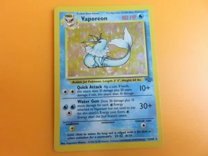Pokemon Vaporeon  12/64 Jungle, Holo, MP - Picture 1 of 4