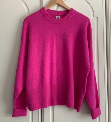 La Redoute Pink Soft Wool & Cashmere Blend Jumper Made In France Size Large - Image 1 of 4