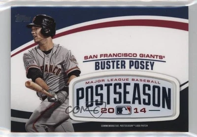 2018 Topps Update MLB Postseason Logo Manufactured Buster Posey #PSL-BP Patch - Image 1 of 2