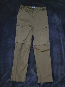REI Co-op Convertible Pants Boys Large 14-16 Brown Nylon Lightweight Hiking - Picture 1 of 17