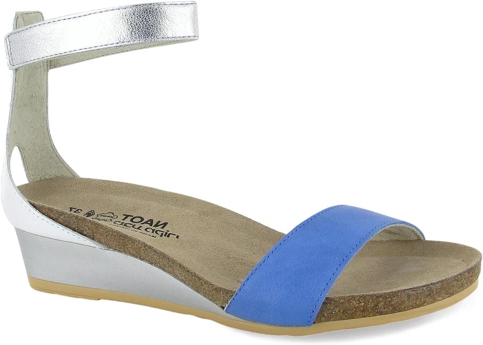 NAOT Calzado Mujer Sandalia de Cuña Pixie con Plantilla de Corcho y Soporte para Arco...  Foto 1 de 1