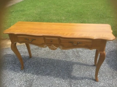 Consola/sofá mesa French Country Ethan Allen - Acabado 246 Foto 1 de 4