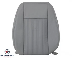 2005 Lincoln Aviator -Driver Side Lean Back PERFORATED Leather Seat Cover Gray - Bild 1 von 11
