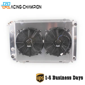 For 1979-1993 Ford Mustang SVT/LX/GT LTD Thunderbird 4 Row Radiator Shroud Fan - Picture 1 of 10