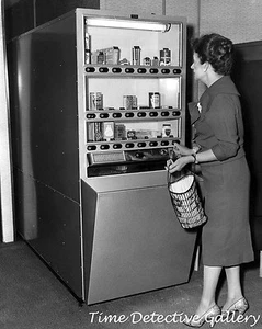 Vintage Grocery Vending Machine - 1960s - Vintage Photo Print - Picture 1 of 1