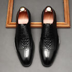 Handmade Men's British Business Dress  Formal Leather Shoes Monk  Derby Shoes