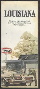 1971 LOUISIANA by TEXACO Road Map - Picture 1 of 2