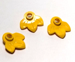 Lego - Plantas - Lote de 3 - Amarillo, Placa 1 x 1 Redonda con 3 Hojas - Imagen 1 de 1