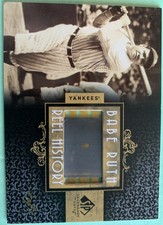 2007 SP Legendary Cuts Reel History Film Frame 1/1 Babe Ruth #RHFF-BR HOF 1f1