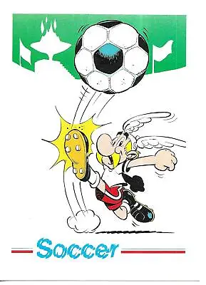 Rare / Carte Collection - Asterix Et Obelix Foorball Foot Soccer Olympique Card • 5€