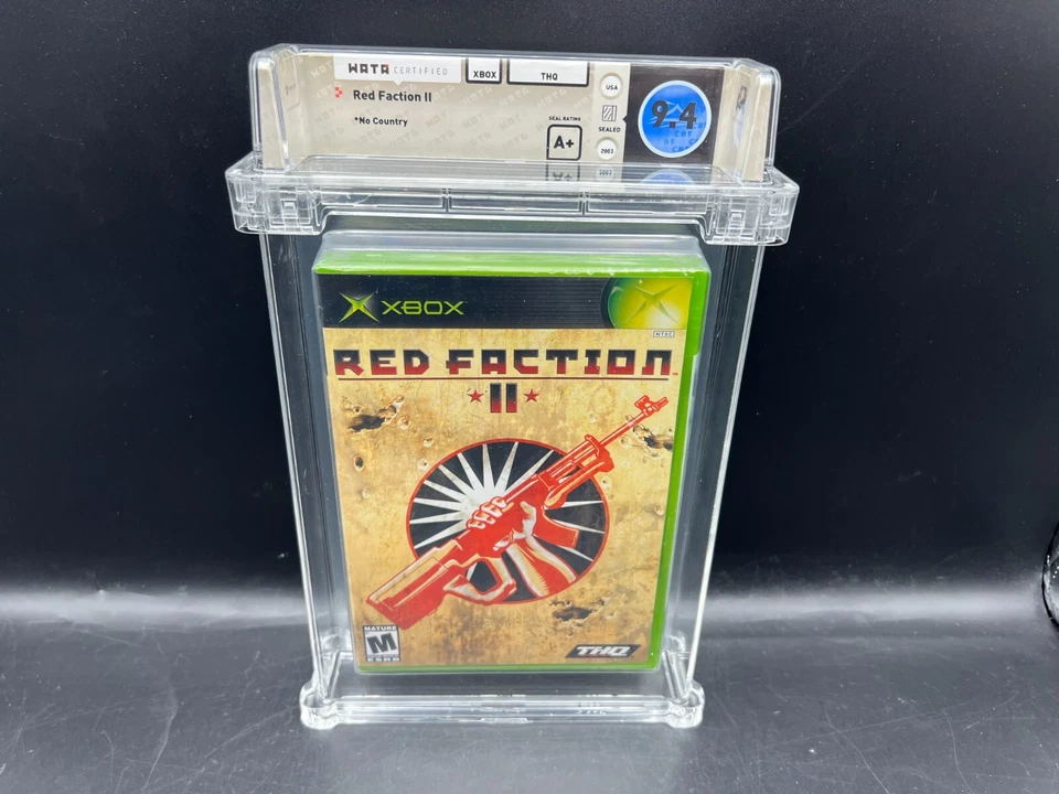 1st Print Red Faction II 2 Xbox WATA 9.4 A+ FACTORY SEALED MINT VGA - Image 1 of 4