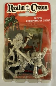 Warhammer Rogue Trader Realm of Chaos Champions RARE OOP Pack 3 figures Mint - Picture 1 of 5