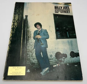 Billy Joel 52nd Street Songbook Photos 1978 Piano Guitar Vocals 72 Pages - Picture 1 of 10