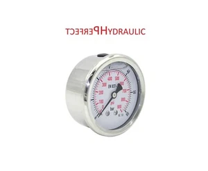 Pressure gauge glycerin ø63 mm connection rear 0-160 - Picture 1 of 2
